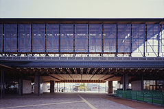 日向市駅 / HYU（Uの上に横線）GASHI STATION１